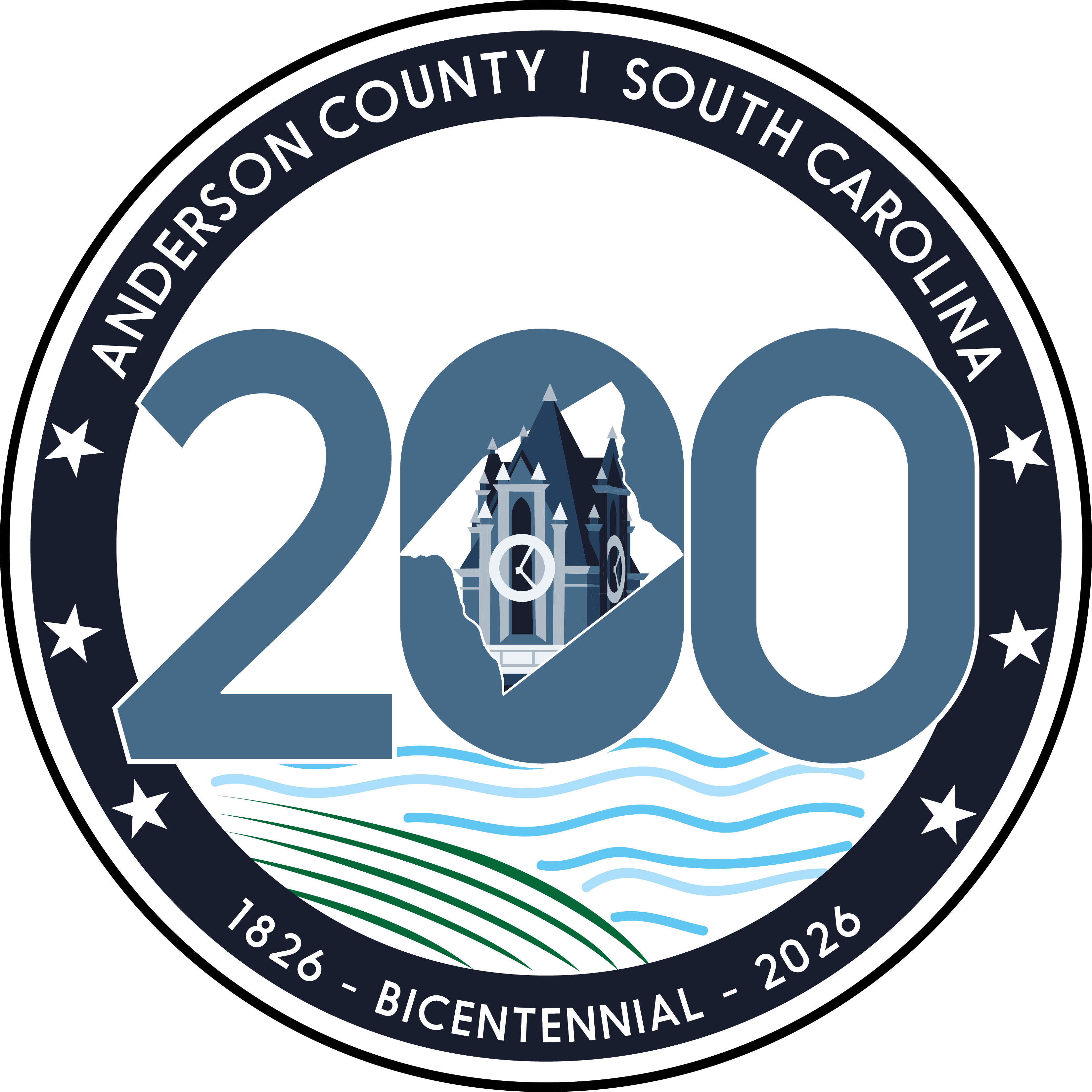 Anderson County Bicentennial Logo