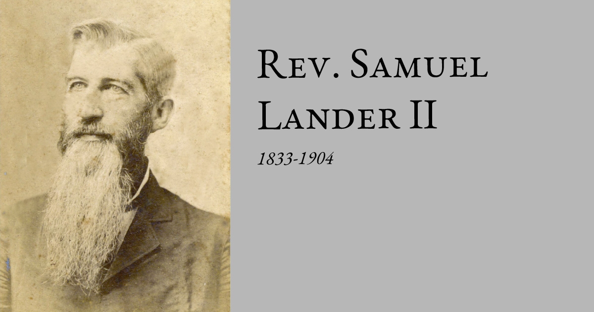 Samuel Lander  1833-1904