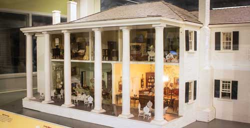 exterior of the miniature house
