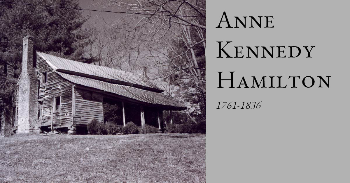Anne Kennedy Hamilton  1761-1836