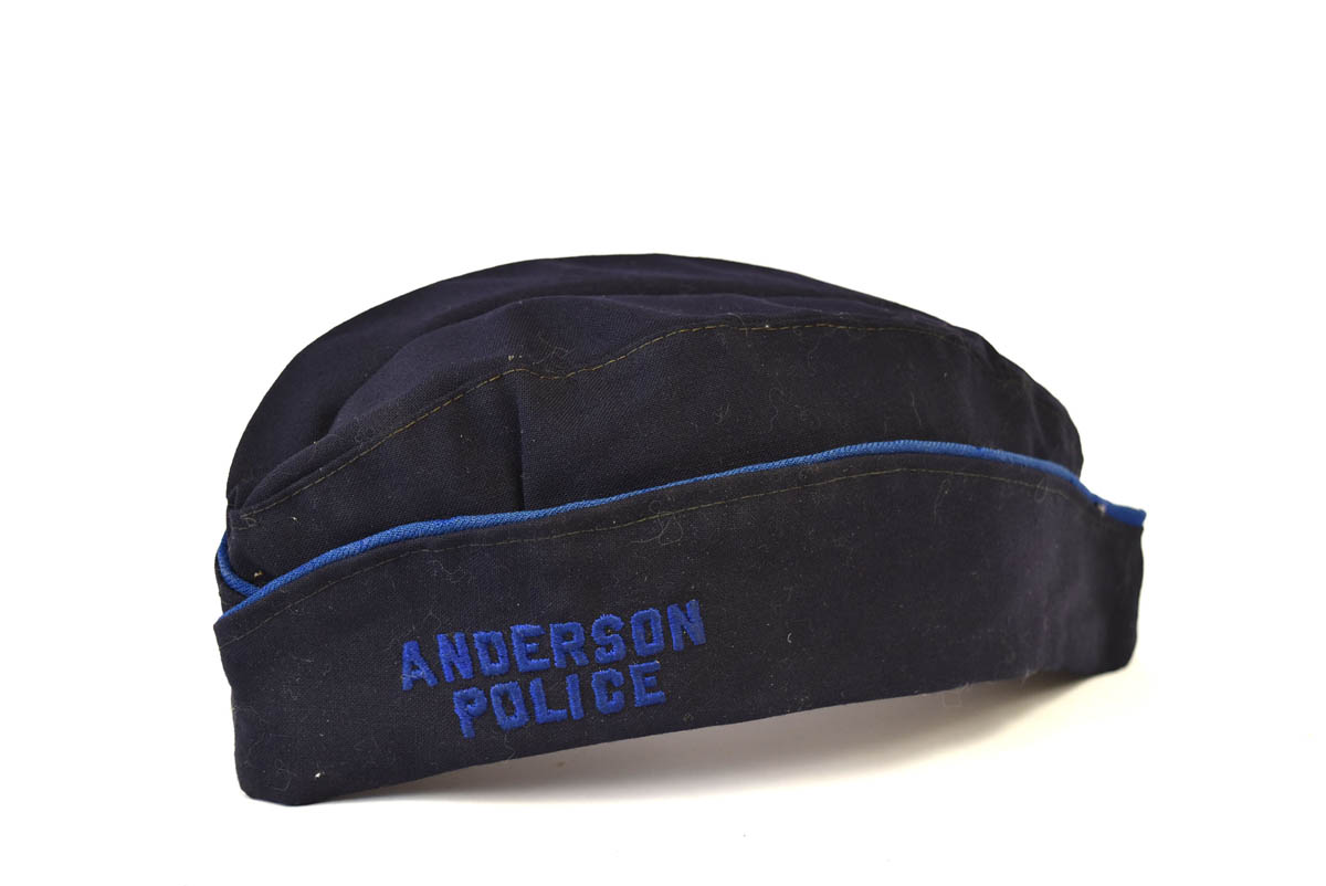 blue Anderson police hat