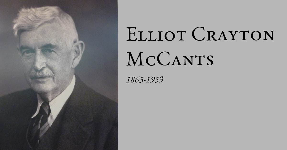 Elliot Crayton McCants  1865-1953