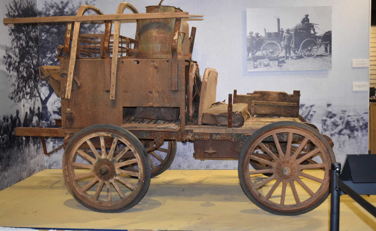 trailmobile shown before the restoration