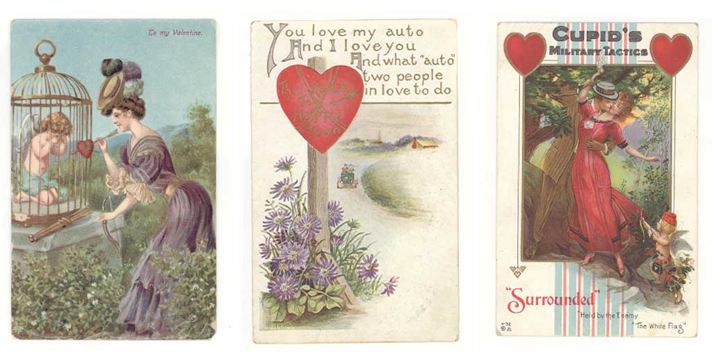 vintage valentines day cards