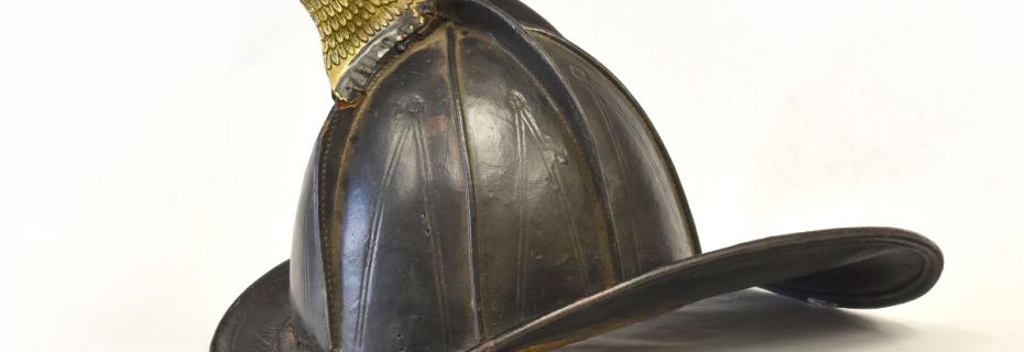 helmet with eagle decoration