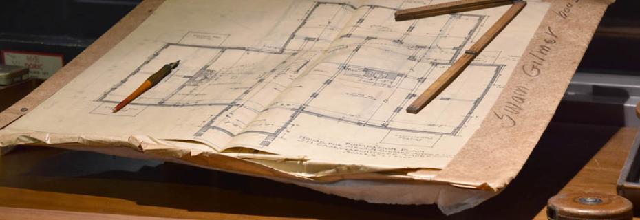 blueprint and drafting tools